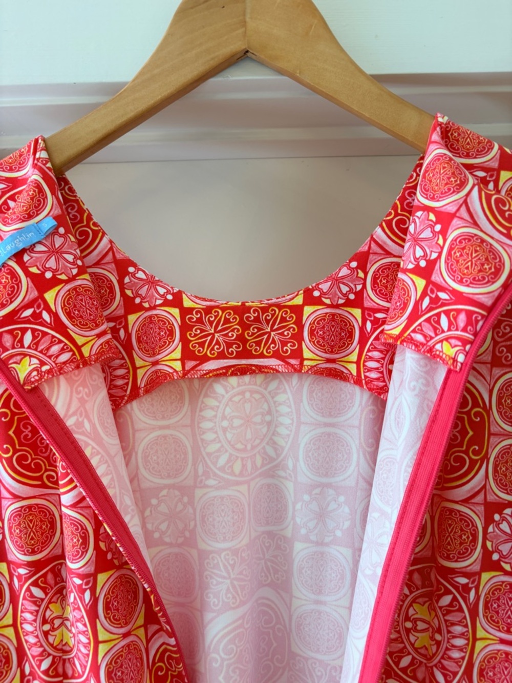J McLaughlin Sophia Sleeveless Shift Dress in Pink, Size Small - Picture 11 of 14